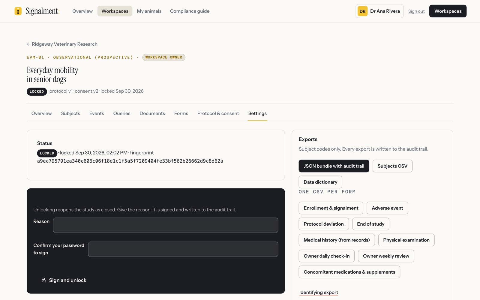 The study locked on September 30 at 2:02 PM, with its SHA-256 fingerprint.